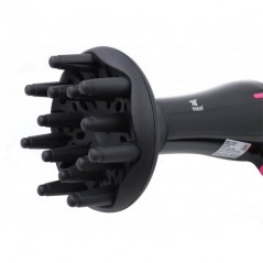 Secador de cabelo iônico profissional Thulos 2000W | Secador de cabelo com 2 velocidades e 3 temperaturas | Inclui difusor e con
