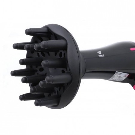 Sèche-cheveux Thulos, 2 vitesses, 3 températures, 2000W, avec diffuseur et concentrateur.