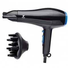 Thulos Hair Dryer, 2 speeds and 3 heat settings. Includes concentrator and diffuser.