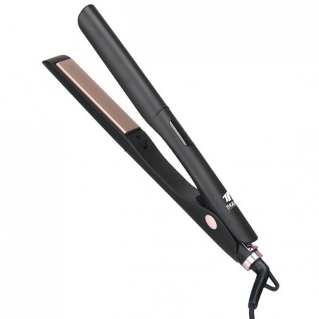 Thulos hair straightener with LED display, ceramic coating.