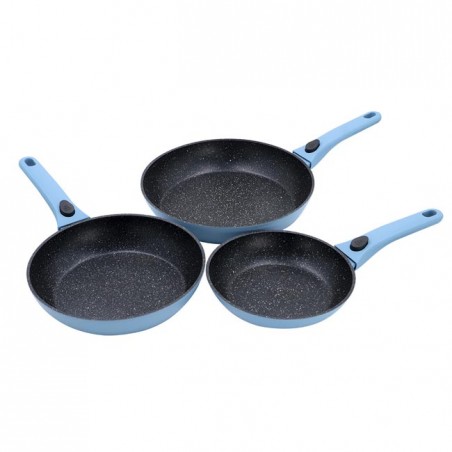 Frigideira Thulos com revestimento antiaderente efeito pedra Ø28 cm.