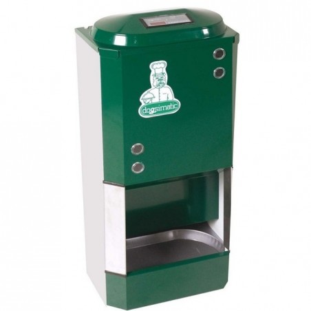 Dispensador Automático de Bebedero y Comedero para Perros, Dispensador de Pienso 30 Kg, 47x30x102 cm