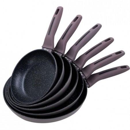 Frigideira Thulos GREY SERIES com revestimento antiaderente efeito pedra