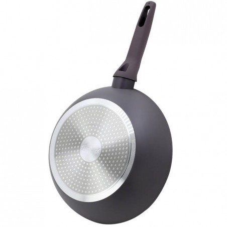 GREY SERIES Thulos frying pan with non-stick stone effect coating.