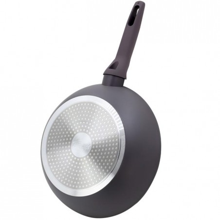 Thulos Deep Frying Pan with Non-Stick Coating, Stone Effect.