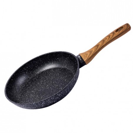 Lot de 3 poêles Thulos, Ø20 Ø24 et Ø28 cm, revêtement granit.