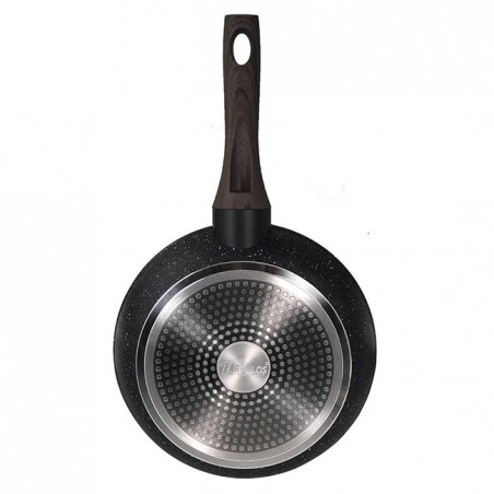 Set of 2 frying pans Ø20-Ø24 + Grill 28 cm Thulos, stone coating.