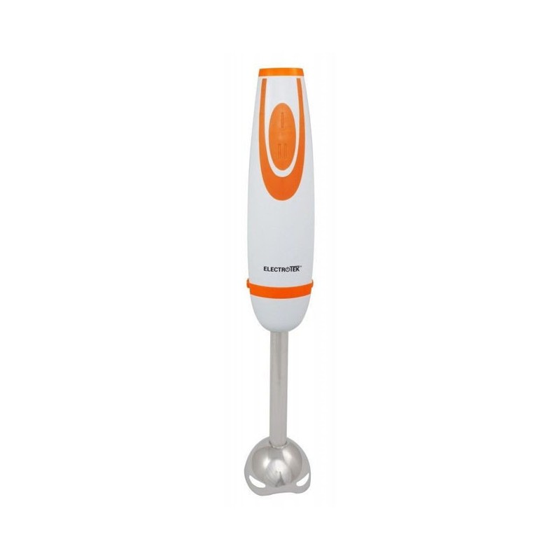 Thulos 2-Speed Hand Mixer with Stainless Steel Rod and Blades [Color Naranja]