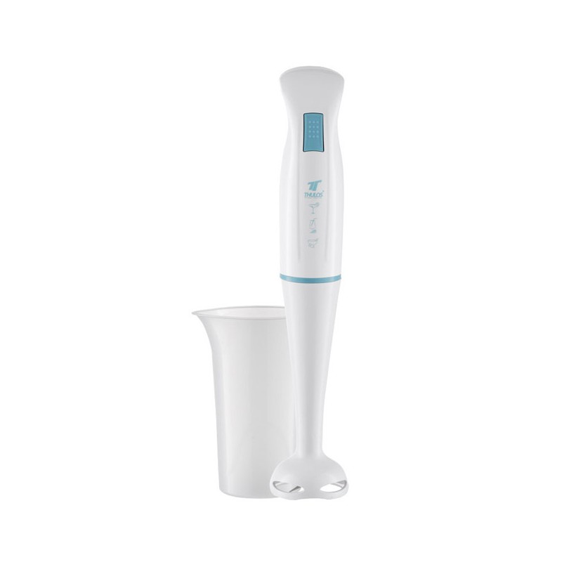 Liquidificador de mão Thulos, 200W, lâmina de aço inoxidável [Turquesa] .