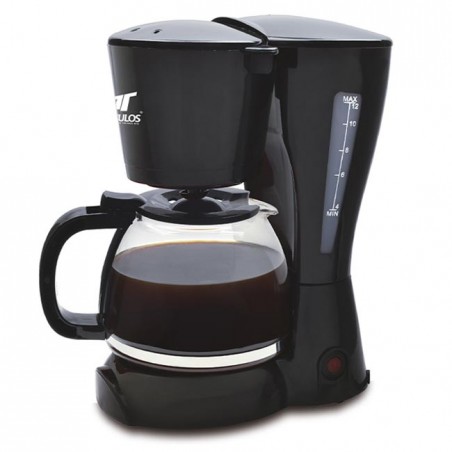 Thulos 10-12 cup electric coffee maker, glass jug, 900W power.