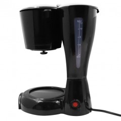 Thulos 10-12 cup electric coffee maker, glass jug, 900W power.