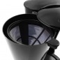 Cafetière électrique Thulos 10-12 tasses, verseuse en verre, puissance 900W.