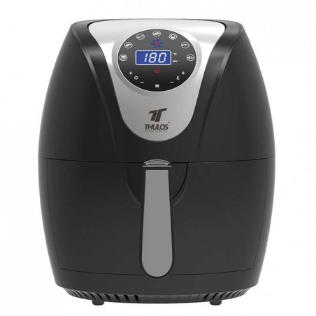 Fritadeira a ar Thulos de 3,2 L sem óleo, com temporizador de até 30 minutos. Potência: 1400 W.