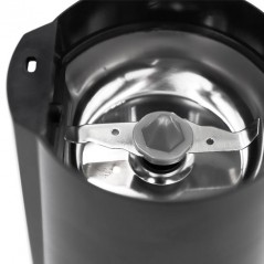 Moedor de café Thulos, capacidade de 50-60 gramas. Modelo branco.