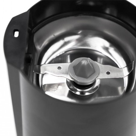 Moedor de café Thulos, capacidade de 50-60 gramas. Modelo branco.
