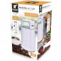 Moedor de café Thulos, capacidade de 50-60 gramas. Modelo branco.