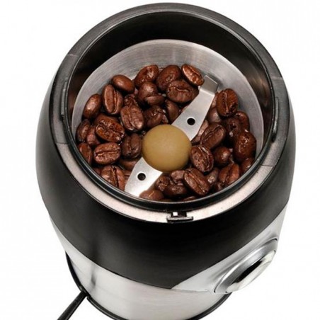Moedor de café Thulos com capacidade para 50 gramas. Potência de 150 W.