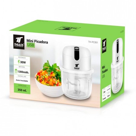 Thulos Mini USB Chopper, capacidade de 350 ml.
