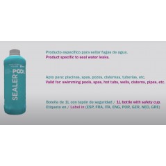  Leckabdichtung.  1 Liter Flasche mit Sicherheitsverschluss.