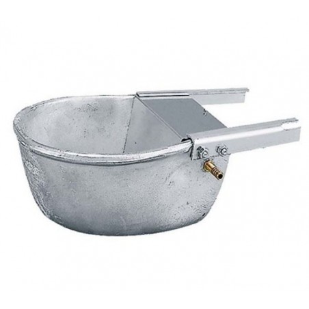 Bebedouro para bezerros 8 litros com ancarrana, 23x29x14 cm