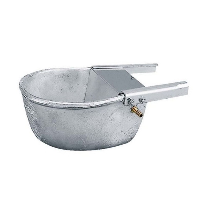 Abbeveratoio per vitelli 8 litri con ancarrana, 23x29x14 cm