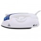 Thulos travel iron with folding handle, Power: 700W. Includes case and measuring cup.
