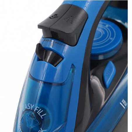 Thulos steam iron with ceramic soleplate. 2600W power.