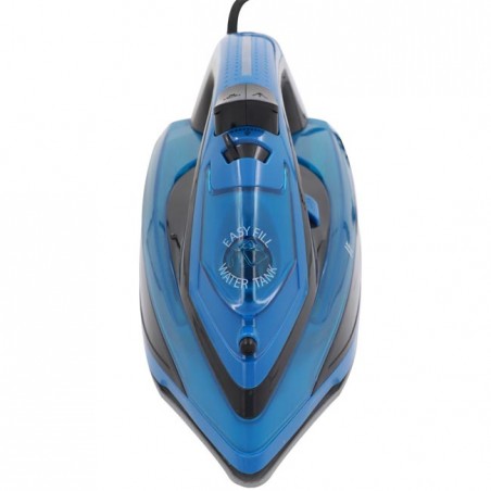 Thulos steam iron with ceramic soleplate. 2600W power.