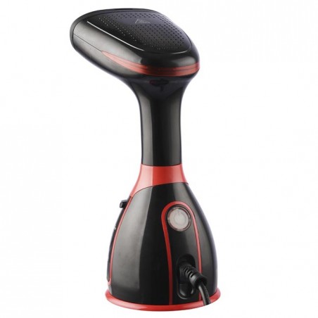 Thulos vertical steam iron, includes 2 brushes and measuring cup.