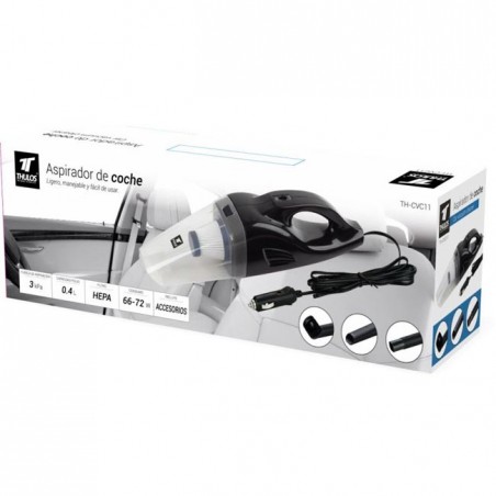 Aspirateur de voiture Thulos, filtre HEPA, 0,4 litres.