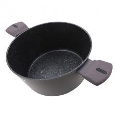 Cocotte Thulos avec couvercle en verre Ø28 cm