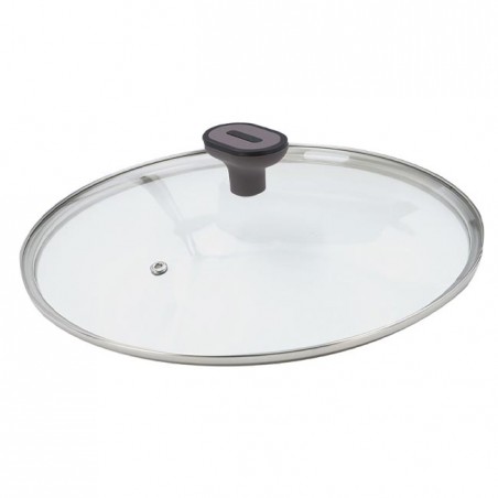 Panela Thulos com tampa de vidro Ø28 cm.