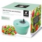 Rotierende Salatschleuder 19 x 15 cm | Gemüseabtropfgestell | Professionelles Küchengerät
