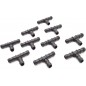 Pack 1700 Te Riego por Goteo 16mm | Te conector tuberia 16 mm | Te Goteo para Manguera de Riego 16mm negro Pack 1700 Te Riego por Goteo 16mm | Te conector tuberia 16 mm | Te Goteo para Manguera de Riego 16mm negro