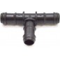 1700 x Té goutteur 16mm. Raccord pour tuyau d'irrigation de diamètre 16 mm, noir