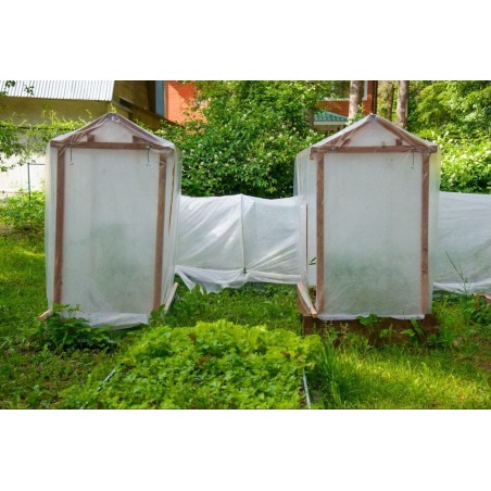 Cobertura para estufa, cobertura de plástico transparente, cobertura para estufa 4 x 1,2 m