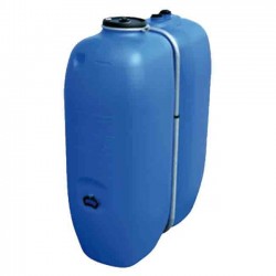 RÉSERVOIR rectangulaire bleu en polyéthylène pour eau potable. Capacité de 1000 l. Longueur 135cm, Largeur 62cm, Hauteur 171cm