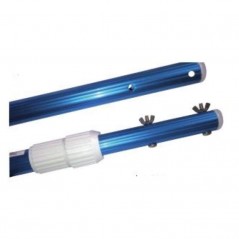 Aluminum telescopic handle, 1.8 - 3.6 m - Clip fixing