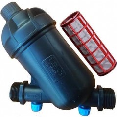 1-Zoll-Bewässerungsfilter | Netzfilter für 32-mm-Rohr | Ablassschraube im Lieferumfang enthalten | Bewässerungsfiltersystem