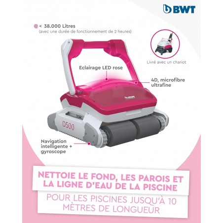 Robot per la pulizia della piscina D500 BTW