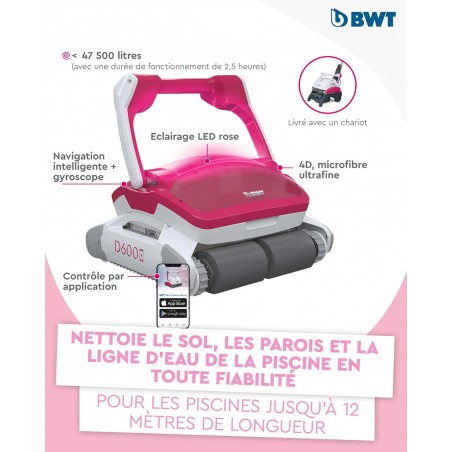 App per robot pulitore per piscine D600 BTW