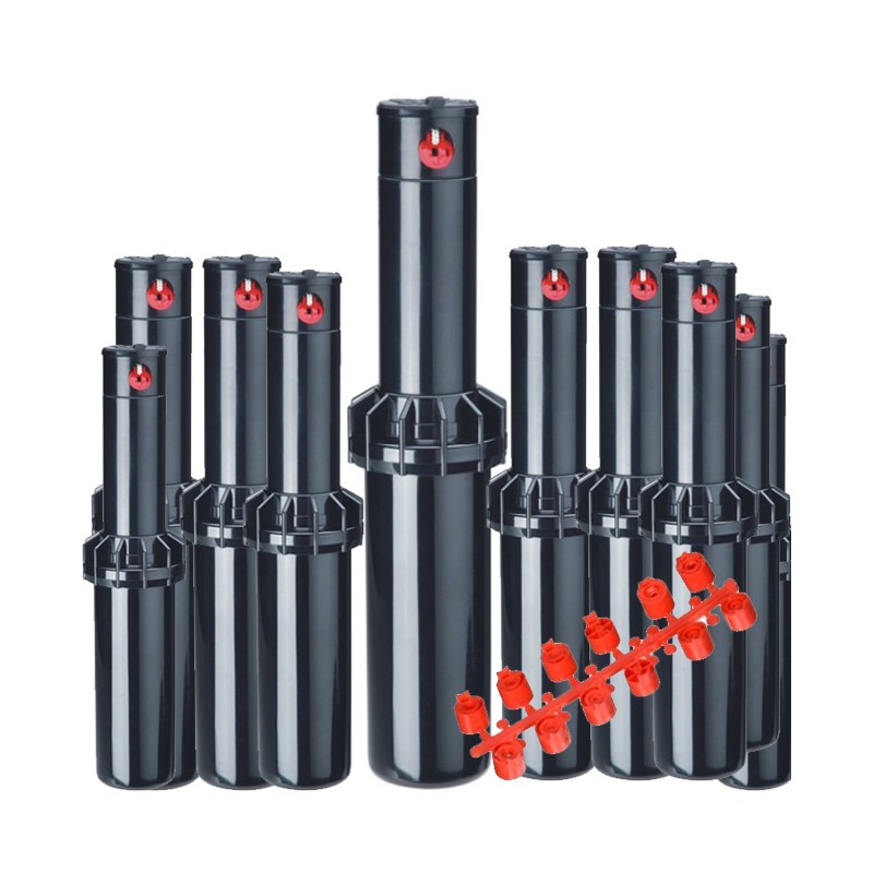 Pack of 10 KRain RPS75 3/4'' Irrigation Sprinklers | Range 6.7 to 15.5 m | Professional Adjustable Sprinkler