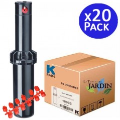 20 Stück Beregnungssprinkler KRain RPS75 3/4'' | Reichweite 6,7 bis 15,5 m | Professioneller einstellbarer Sprinkler