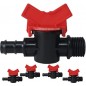 Pack 25 Llave 16mm Riego | Llave goteo 16 mm x 3/4'' | Llave de paso Riego 16 mm | Valvula tuberia riego por goteo 16mm Pack 25 Llave 16mm Riego | Llave goteo 16 mm x 3/4'' | Llave de paso Riego 16 mm | Valvula tuberia riego por goteo 16mm