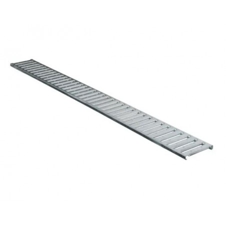 Rejilla garaje 100x20cm, fabricada en ulma galvanizada nervada, cubrimiento de cierre para zonas en circulación