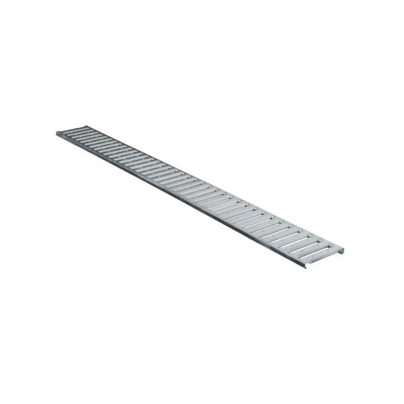 Grade de garagem 100x20cm, fabricada em ulma galvanizado nervurado, tampa de fechamento para áreas de circulação