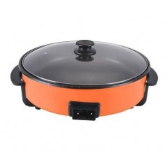 Paellera elétrica, 1500 W, Ø 36 x 7 cm, revestimento em pedra. Temperatura de até 250 °C. Revestimento antiaderente.