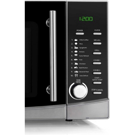 Micro-ondes Orbegozo MIG3420 1000W, 34 L. Grill 1300W. Boîtier ARGENT.