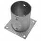 Lot de 5 Ancrage métallique rond 10 cm, hauteur 15 cm Support d'ancrage à Visser pour Poteau pour Béton, Clôtures, Gazebos Lot de 5 Ancrage métallique rond 10 cm, hauteur 15 cm Support d'ancrage à Visser pour Poteau pour Béton, Clôtures, Gazebos