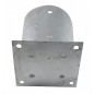Lot de 5 Ancrage métallique rond 10 cm, hauteur 15 cm Support d'ancrage à Visser pour Poteau pour Béton, Clôtures, Gazebos Lot de 5 Ancrage métallique rond 10 cm, hauteur 15 cm Support d'ancrage à Visser pour Poteau pour Béton, Clôtures, Gazebos